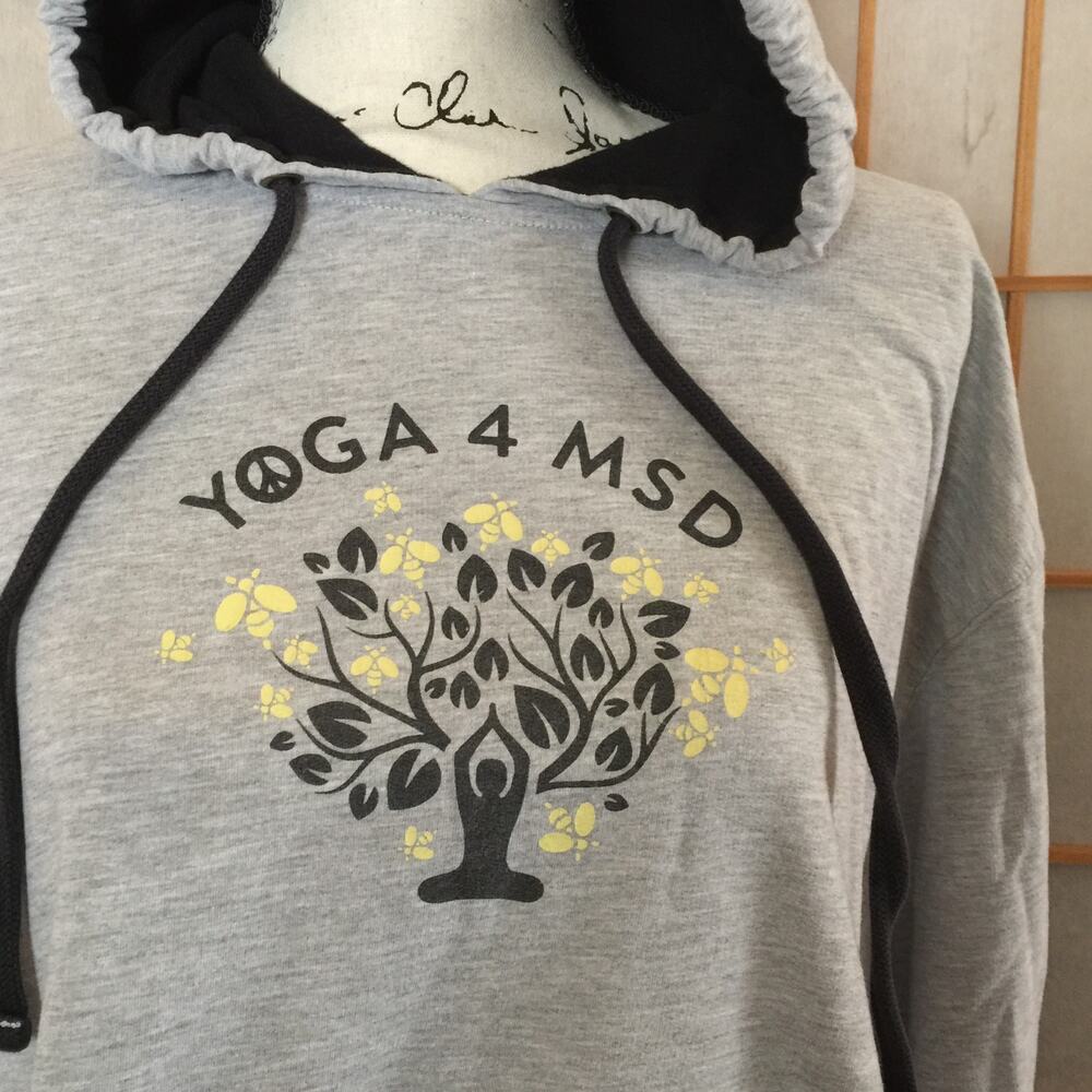 Yoga 4 MSD Strong Pullover  Gray Hoodie XL - Picture 5 of 10